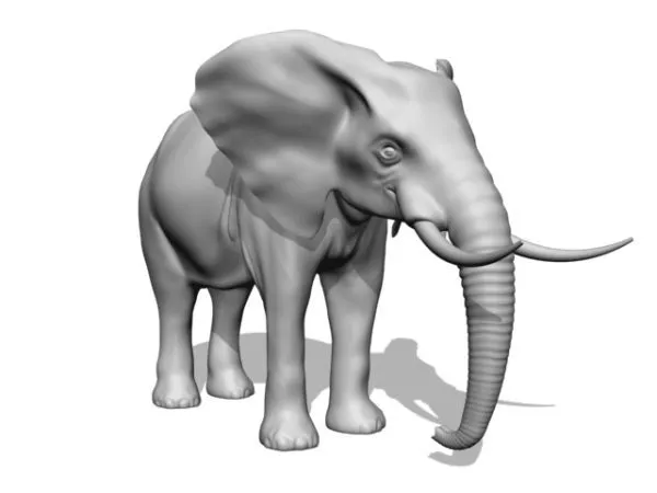 Animal Elephant Statue 3d model Animal Elephant Statue 3d model