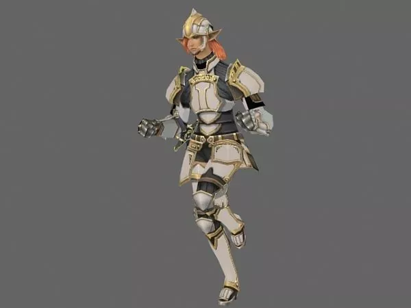 Elf Warrior 3d model Elf Warrior 3d model