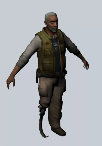 Eli Vance – Half Life Character 3d model Eli Vance – Half Life Character 3d model