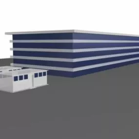 Emporium Supermarket Building 3d model