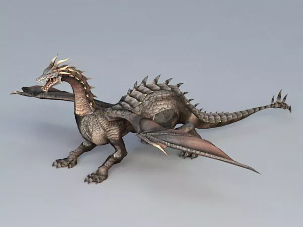 Queen Dragon 3d model
