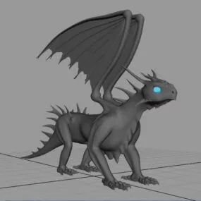 European Dragon 3d model