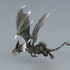 Evil Black Dragon 3d model