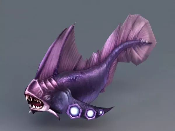 Evil Fish 3d model Evil Fish 3d model