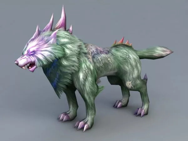 Evil Wolf 3d model Evil Wolf 3d model