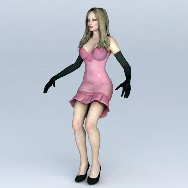 Evil Woman Demon 3d model Evil Woman Demon 3d model