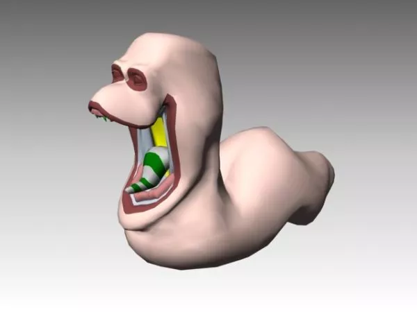 Red Snake 3d model