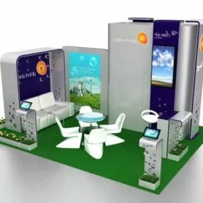 Exhibition Booth Design 3d model