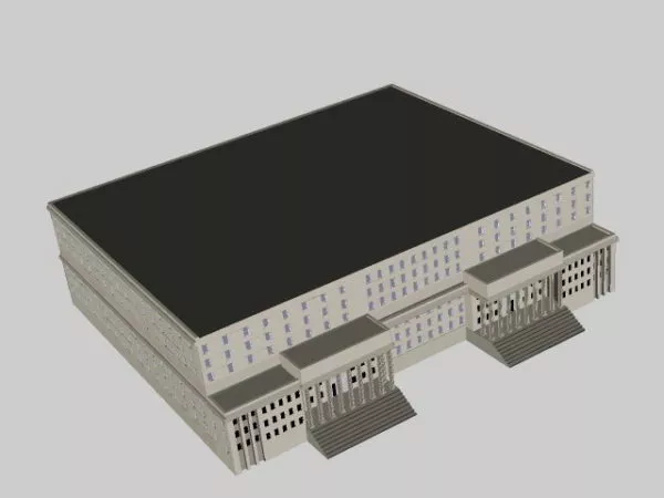 Exhibition Complex 3d model Exhibition Complex 3d model