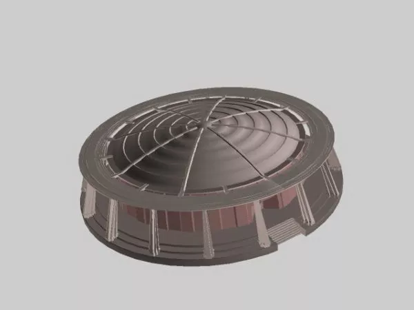 Exhibition Hall Building 3d model Exhibition Hall Building 3d model