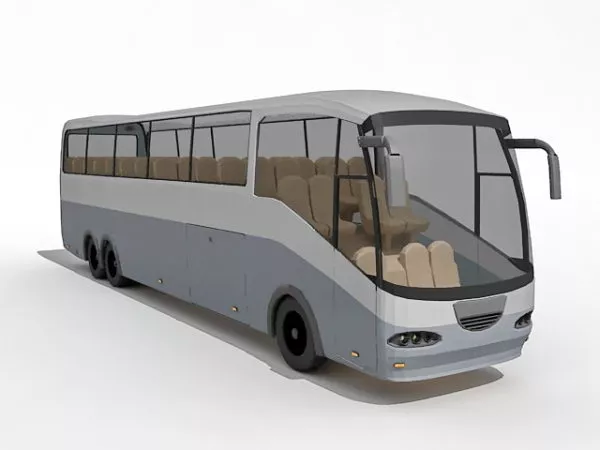 Modern Coach Bus 3d model