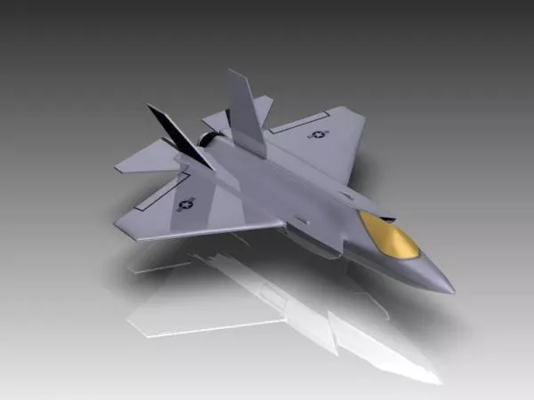 F-35c Fighter Aircraft 3d model F-35c Fighter Aircraft 3d model