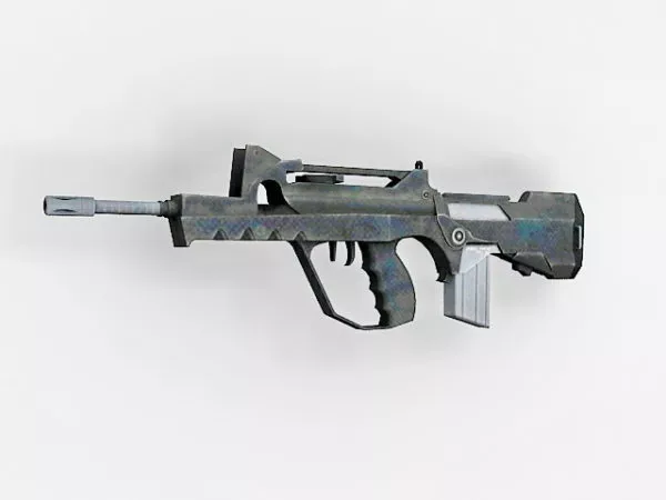 Famas Bullpup Assault Rifle 3d model Famas Bullpup Assault Rifle 3d model