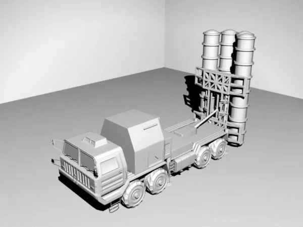 Guided Missile Weapon 3d model