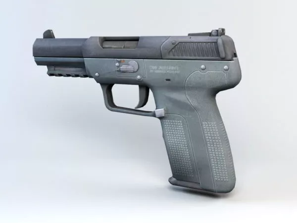 Fn Five-seven Pistol 3d model Fn Five-seven Pistol 3d model