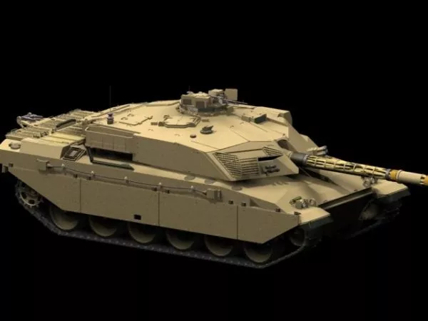Fv 4030 Challenger Tank 3d model Fv 4030 Challenger Tank 3d model
