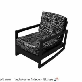 Furniture Fabric Single Sofa Chair 3d model