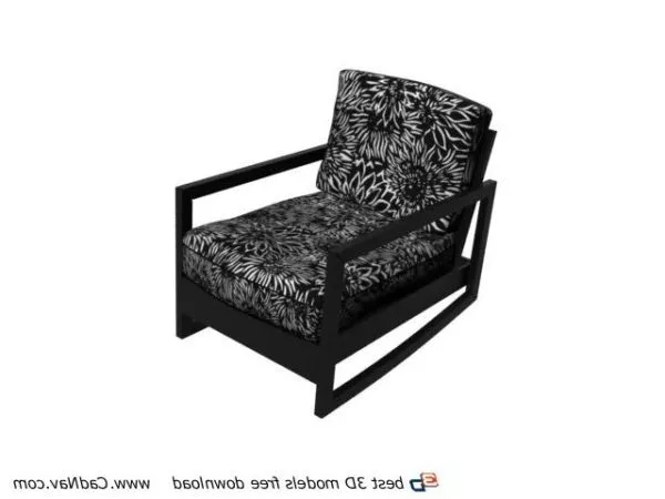 Furniture Fabric Single Sofa Chair 3d model Furniture Fabric Single Sofa Chair 3d model