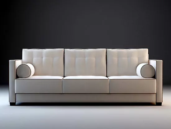 Fabric Couch Sectional Furniture 3d model Fabric Couch Sectional Furniture 3d model