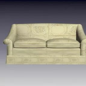 Fabric Loveseat 3d model