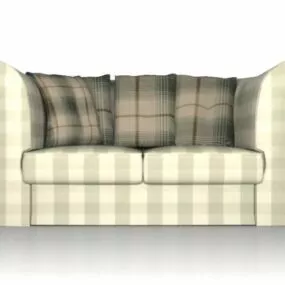 Fabric Sofa Loveseat Furniture 3d model