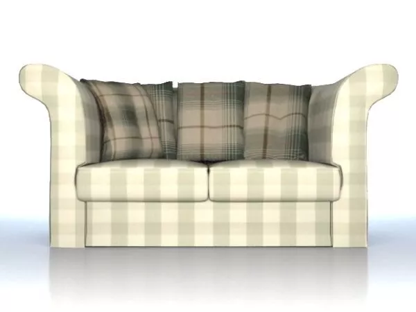 Fabric Sofa Loveseat Furniture 3d model Fabric Sofa Loveseat Furniture 3d model