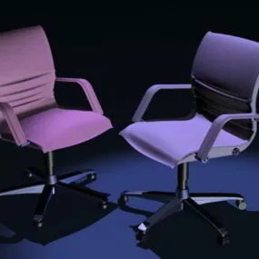 Fabric Swivel Chair 3d model