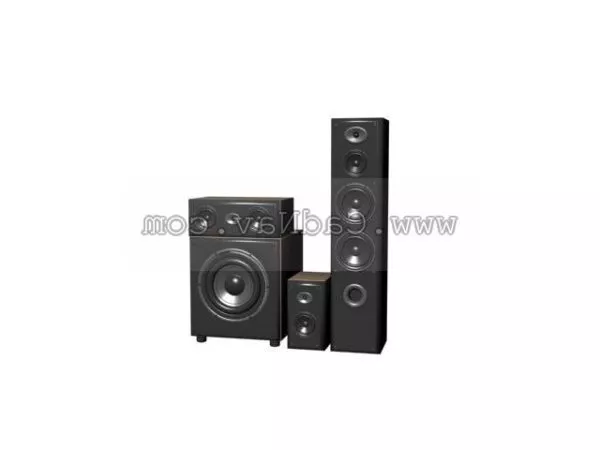 Table Speaker Single Unit 3d model