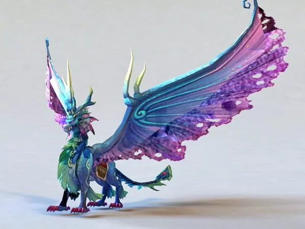 Fantasy Kylin Beast 3d model Fantasy Kylin Beast 3d model