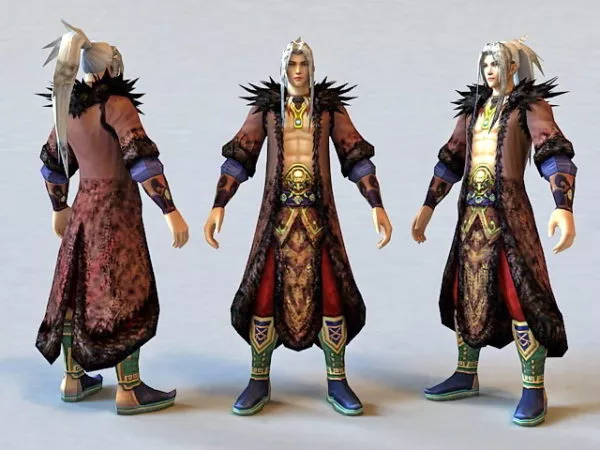 Fantasy Man Handsome Guy 3d model Fantasy Man Handsome Guy 3d model