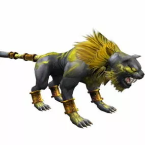 Fantasy Tiger Beast 3d model