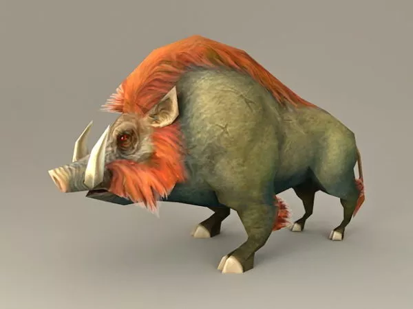 Cute Pig Low Poly 3d model