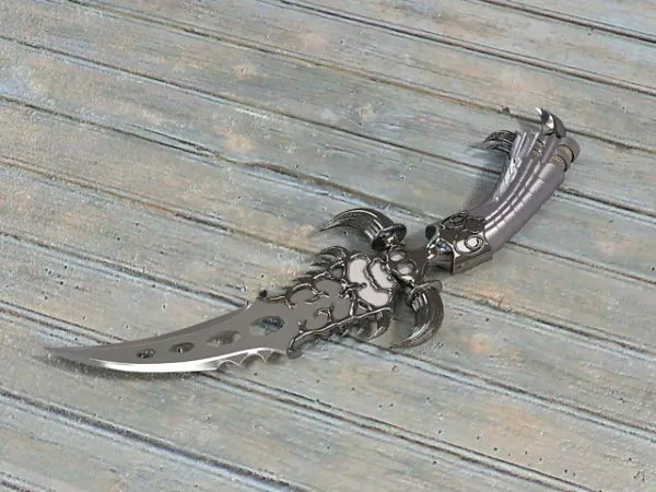 Rare Dagger With Case 3d model