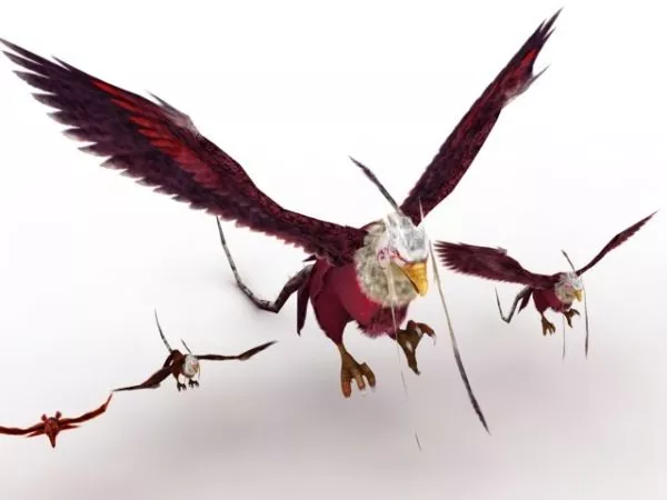 Fantasy Eagle Character 3d model Fantasy Eagle Character 3d model