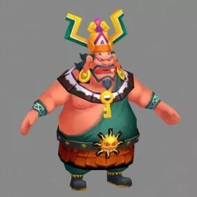 Fantasy Fat Man 3d model