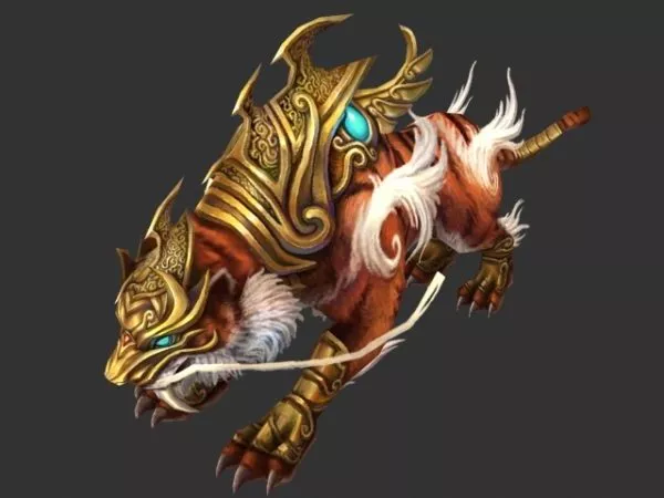 Old Warrior Man 3d model