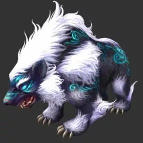 Fantasy Warrior Bear Character 3d model