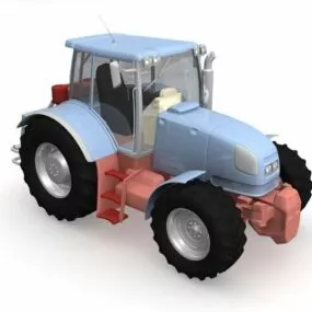 Farm Tractor 3d model