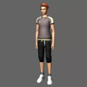 Fashion Guys 3d model