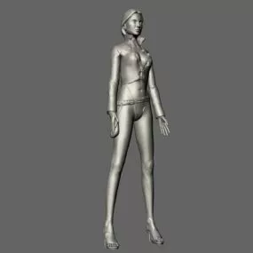 Fashionable Woman 3d model