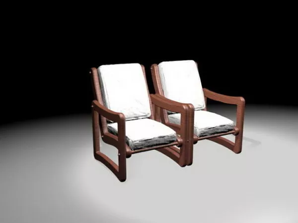 Fauteuil Elbow Chairs 3d model Fauteuil Elbow Chairs 3d model
