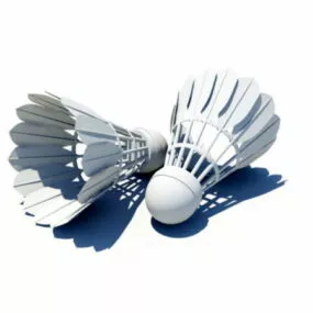 Feather Shuttlecock 3d model