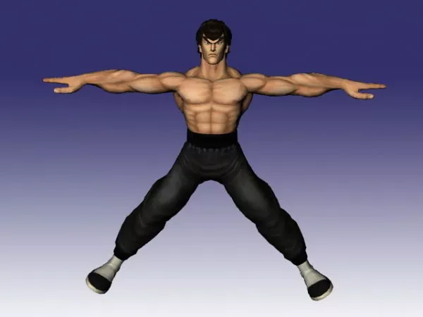 Fei Long In Street Fighter 3d model Fei Long In Street Fighter 3d model