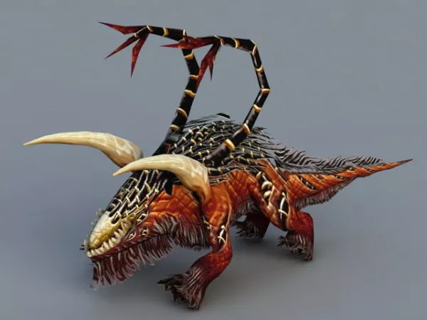 Pig Demon Character 3d model