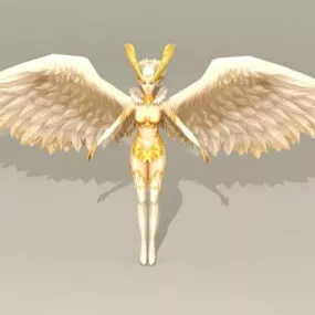 Female Angel 3d model