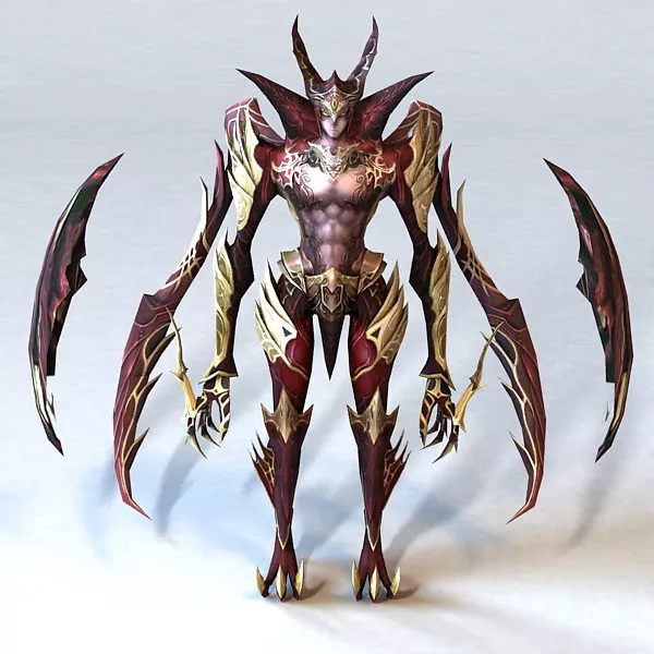 Female Demon 3d model Female Demon 3d model