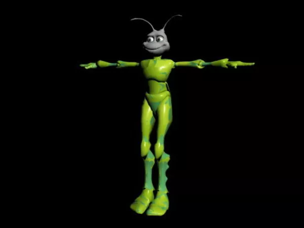 Female Humanoid Ant Rig 3d model Female Humanoid Ant Rig 3d model