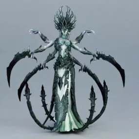 Female Monster 3d model