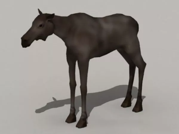 Beautiful Deer Lowpoly 3d model