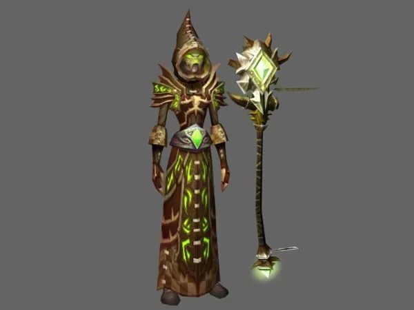 Warcraft Draenei Character 3d model